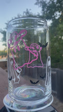 Load and play video in Gallery viewer, Cowgirl Ghosties 16 oz glass cup
