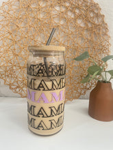 Load image into Gallery viewer, Mama Leopard glass cup, 20 oz.
