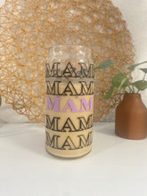 Load image into Gallery viewer, Mama Leopard glass cup, 20 oz.
