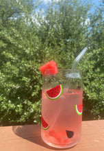 Load image into Gallery viewer, Watermelon 16oz glass cup
