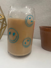 Load image into Gallery viewer, Running on Cafecito &amp; Anxiety 16 oz glass cup
