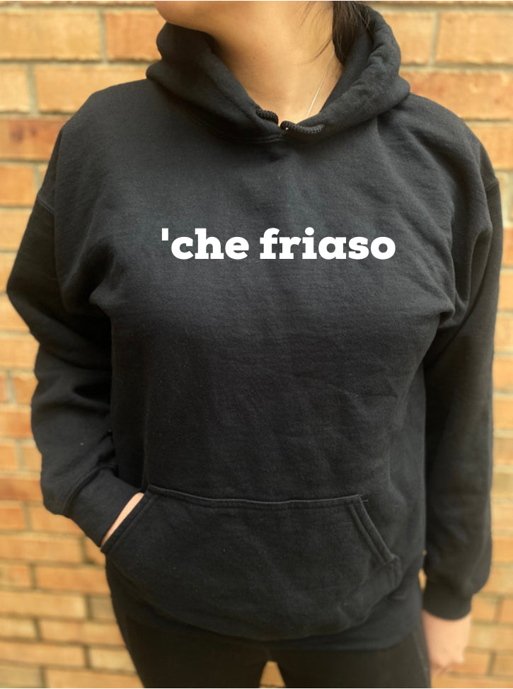 ‘che friaso black hoodie