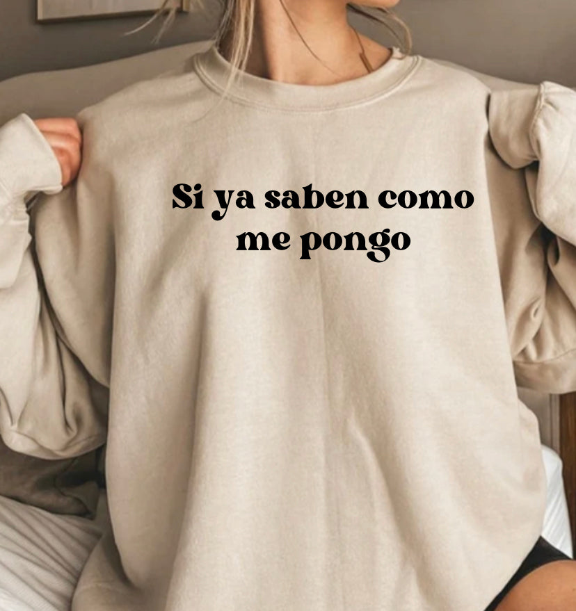 Si ya saben… crewneck